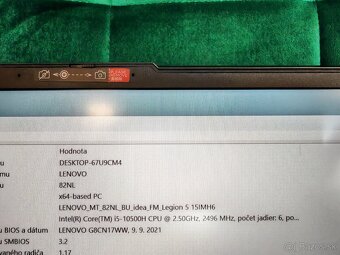 Na predaj Herný Notebook Lenovo Legion - 7