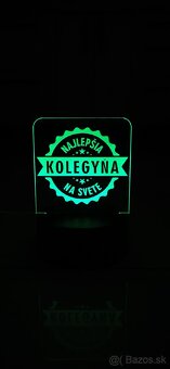 Led lampa s vlastným textom / logom - 7