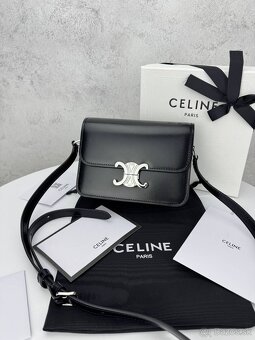 Elegantná dámska kabelka v štýle Black Silver - 7