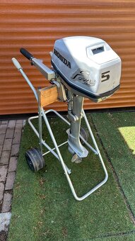 Predam zavesny lodny motor Honda 5 HP v dobrom stave štartuj - 7
