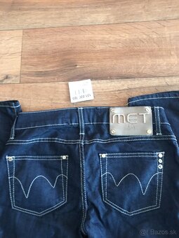 NOVÉ MET in jeans originál dámske rifle L - 7