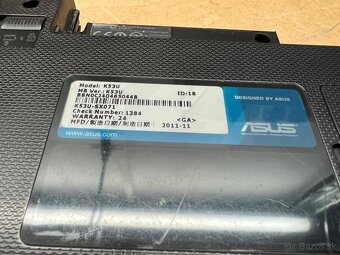 Predám funkčnú použitú matičnú dosku do notebooku Asus K53U - 7