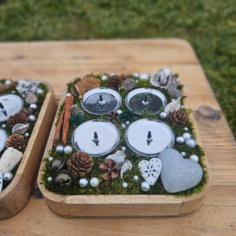 Adventné svietniky a machové obrazy - 7