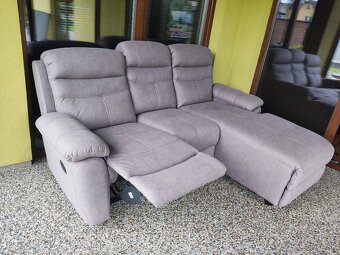 Sedacia súprava - ako Nová, tvar L, rohová - 7