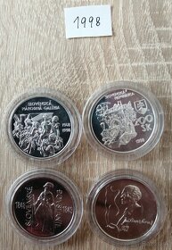 20x200sk strieborné mince SR v stave BK1993-1997 - 7