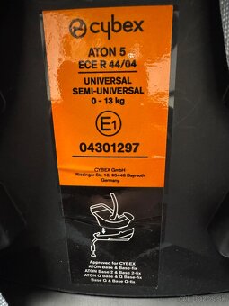 CYBEX Aton 5 Soho Grey - 7