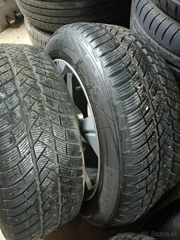 ❄️zimné 4ks alu disky orig. Audi 5x112 R18 pneu 225/55 7mm - 7