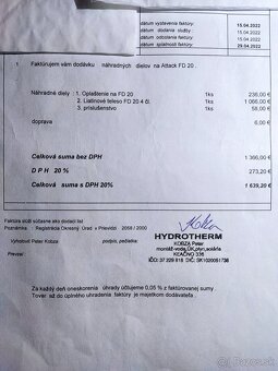 Predám pec na pevné palivo Attack FD 20 čisto nová, nepoužit - 7