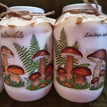 Poháre na hríby s motívom hriby - 7