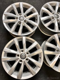 5x112 R16 originál alu VW Touran - ET 48 - TOP STAV - 7
