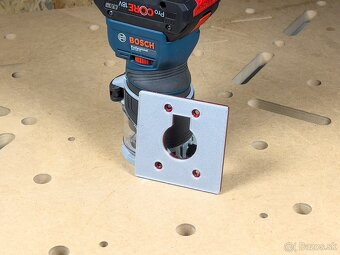 Štvorcová základňa 100x100 mm pre Bosch GKF18V - 8 - 7