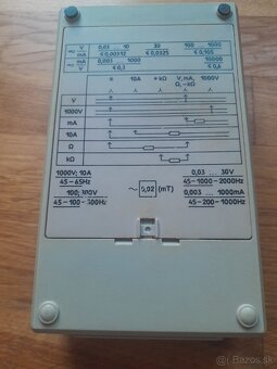 Predám multimeter ЭК4302, rok výroby 1993 - 7