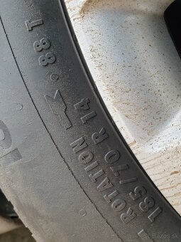 zimné pneu 185/70R14 88T 4.kusy - 7