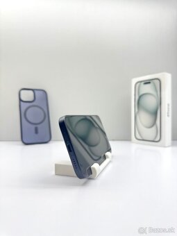 iPhone 15 BLACK 128GB TOP STAV AKO NOVÝ ORIGINÁL - 7