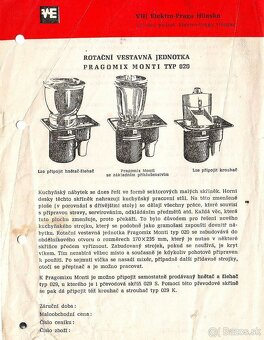 retro mixér Pragomix Monti - 7