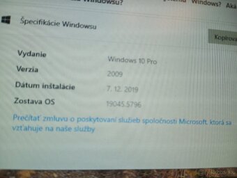 Predám desktop Lenovo M73 i5-4460 3,2 GHz RAM 4/ 233 HDD - 7
