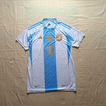 Lionel Messi #10 futbalový dres Argentína 2022 M - 7