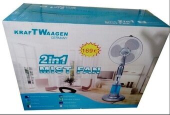 Stojanový ventilátor so zvlhčovačom vzduchu ako vodná para - 7