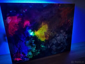 Predám originálny obraz Nebeský dopad, 50 x 40 cm - 7