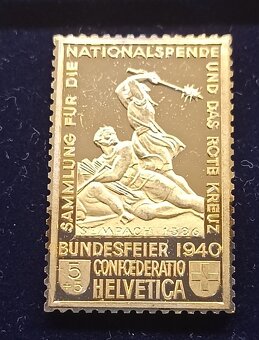 Strieborné známky Helvetia - 7