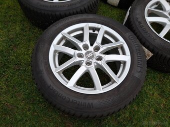 16" ALU 5x112 (audi a iné) + zimné 205/60 r16 8mm TOP - 7