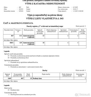 Predám polovicu pozemku s domom - 7