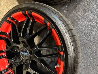Oxygen disky 18" 5x112 + letné pneu – top stav - 7