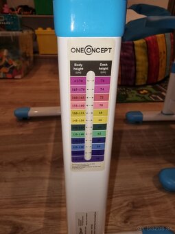 OneConcept Tommi detský písací stôl so stoličkou LUA-C-1- T - 7