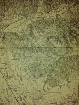 Stará mapa Humenné a okolie-1904. - 7