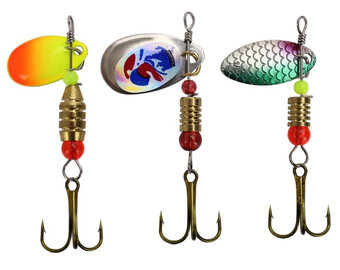 Rybárske potreby - sada mix blinkrov - 7