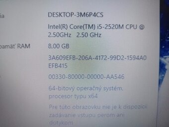 predám HP probook 6460b/ 8gb ram / Intel core i5 / ssd - - 7