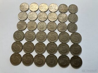 Československo 1960 - 1993 ČSSR ČSFR mince v obyčajnom stave - 7