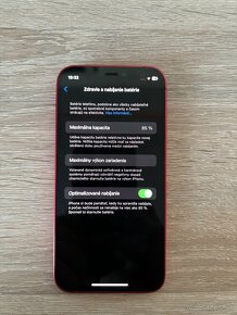 Apple iPhone 12 mini 64GB RED 85% zdravie batérie - 7