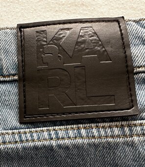 Pánske,kvalitné riflové šortky - Karl LAGERFELD - č. 31 - 7