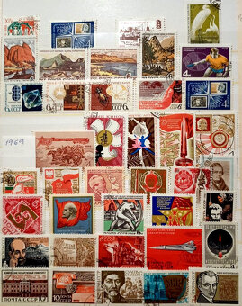 Predám poštové známky CCCP 1965 - 1973 - 7