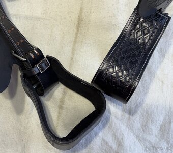 Westernový sedlový komplet 11) černý - 7