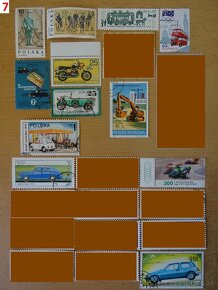 Nádherné poštové známky AUTÁ - 7