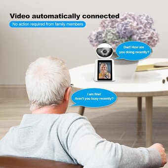 WiFi monitorovacia kamera s displejom SriHome - 7