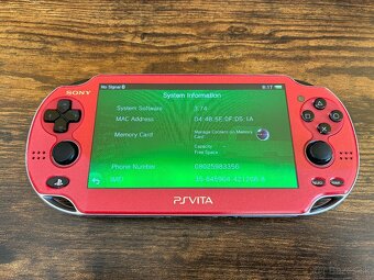 PS Vita 1100 red / black - 7