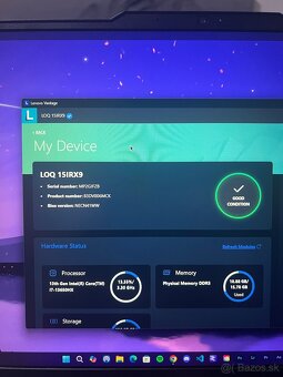 Lenovo LOQ 15IRX9 Luna Grey - záruka - 7