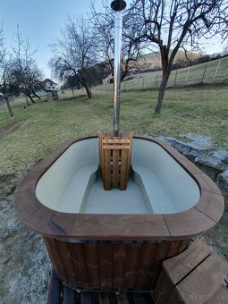 Fínska kúpacia kaďa hranatá s plastovou vložkou - 7