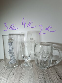 České pivové poháre 3 - 7