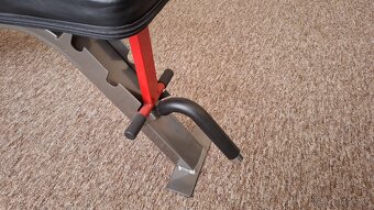 Posilňovacia lavička Reebok+činky-nakladacie 2x40kg - 7
