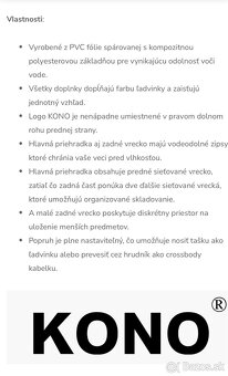 Kono čierna vodeodolná ľadvinka - 7
