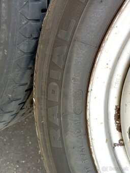 Predám plechové disky na pneu pre vw T4 r16 - 7
