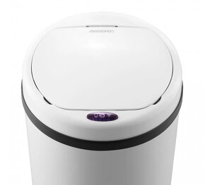 Bezdotykový elektrický odpadkový kôš BIN 40-56l biely čierny - 7