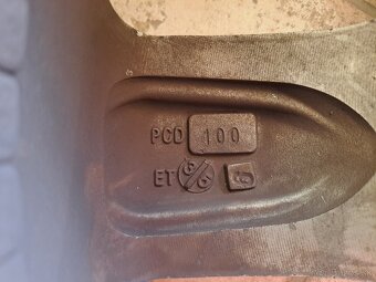 Predám R15 elektróny 4x100 s letnými pneumatikami - 7