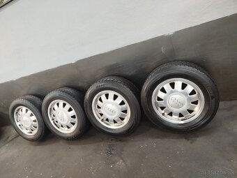 5x112 R15 originál Audi kované elektróny pneu 195/65 r15 5mm - 7