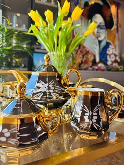 ArtDeco porcelánová súprava Valaská Belá Krištáľ - 7