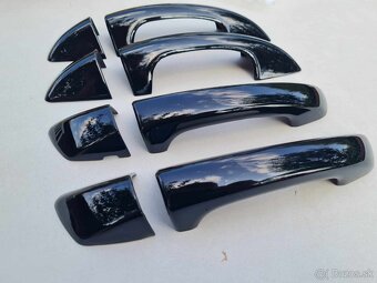 ČIERNE krytky klučiek - ŠKODA VOLKSWAGEN SEAT - 7
